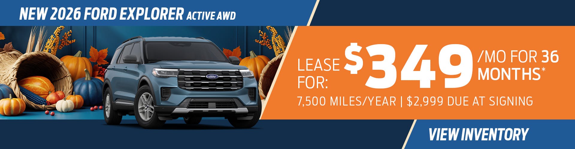 New 2026 Ford Explorer Active AWD