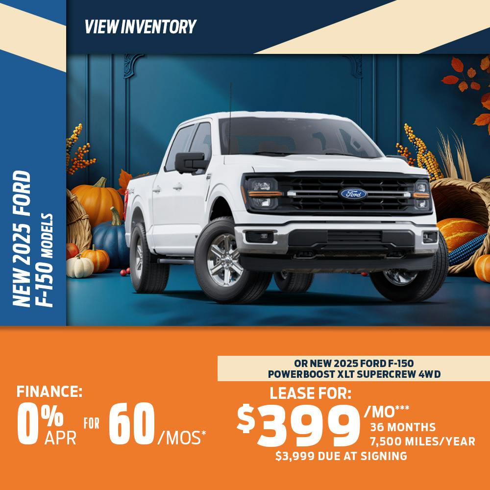 New 2025 Ford F-150 Models OR New 2025 Ford F-150 PowerBoost XLT SuperCrew 4WD