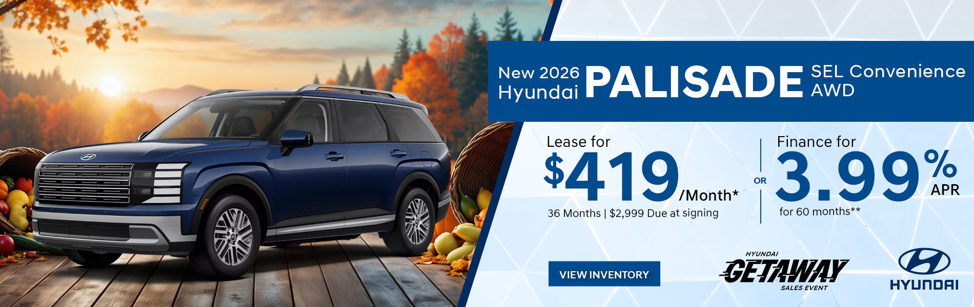 New 2026 Hyundai Palisade SEL Convenience AWD