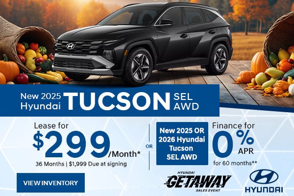 New 2025 Hyundai Tucson SEL AWD