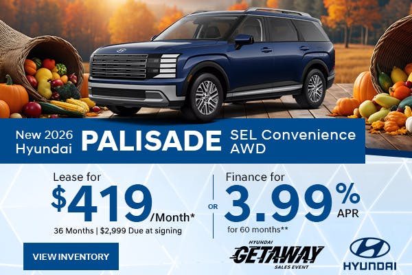 New 2026 Hyundai Palisade SEL Convenience AWD
