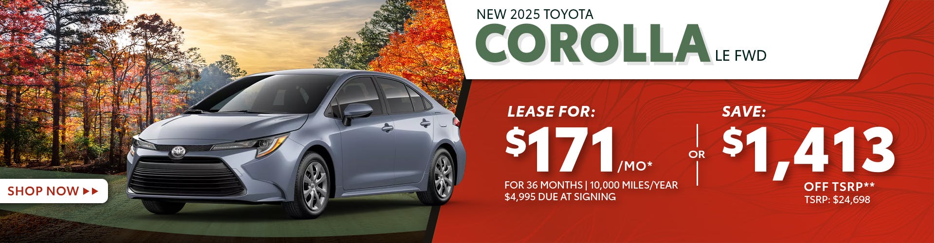 New 2025 Toyota Corolla LE FWD