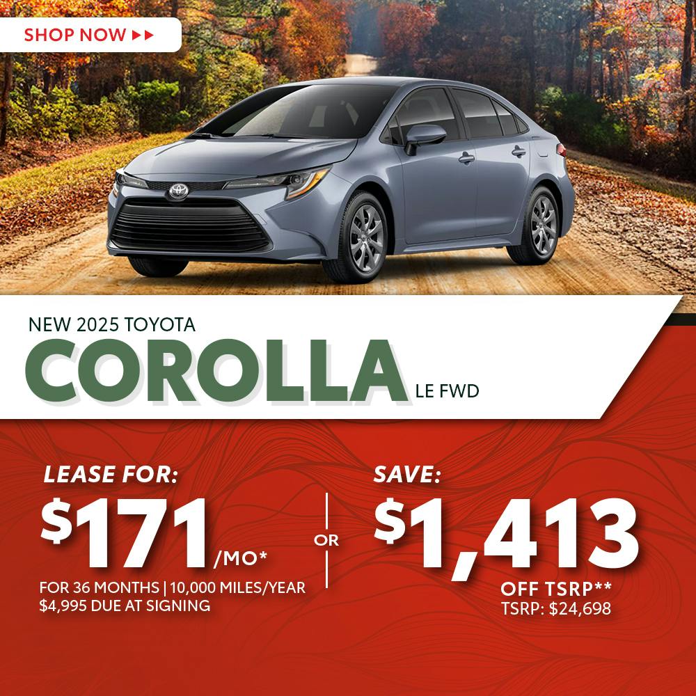 New 2025 Toyota Corolla LE FWD