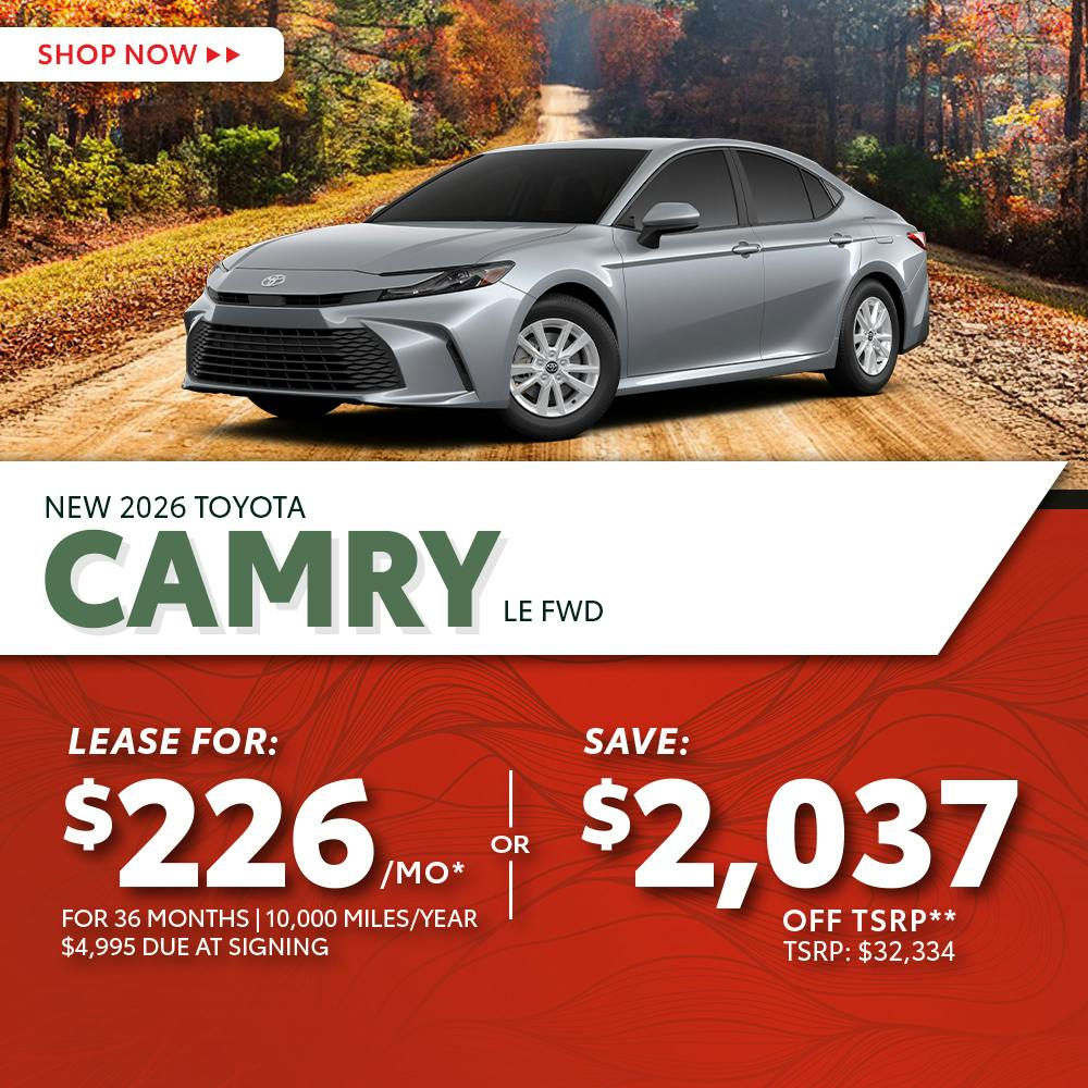 New 2026 Toyota Camry LE FWD