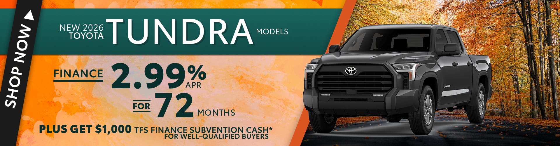 New 2026 Toyota Tundra Models