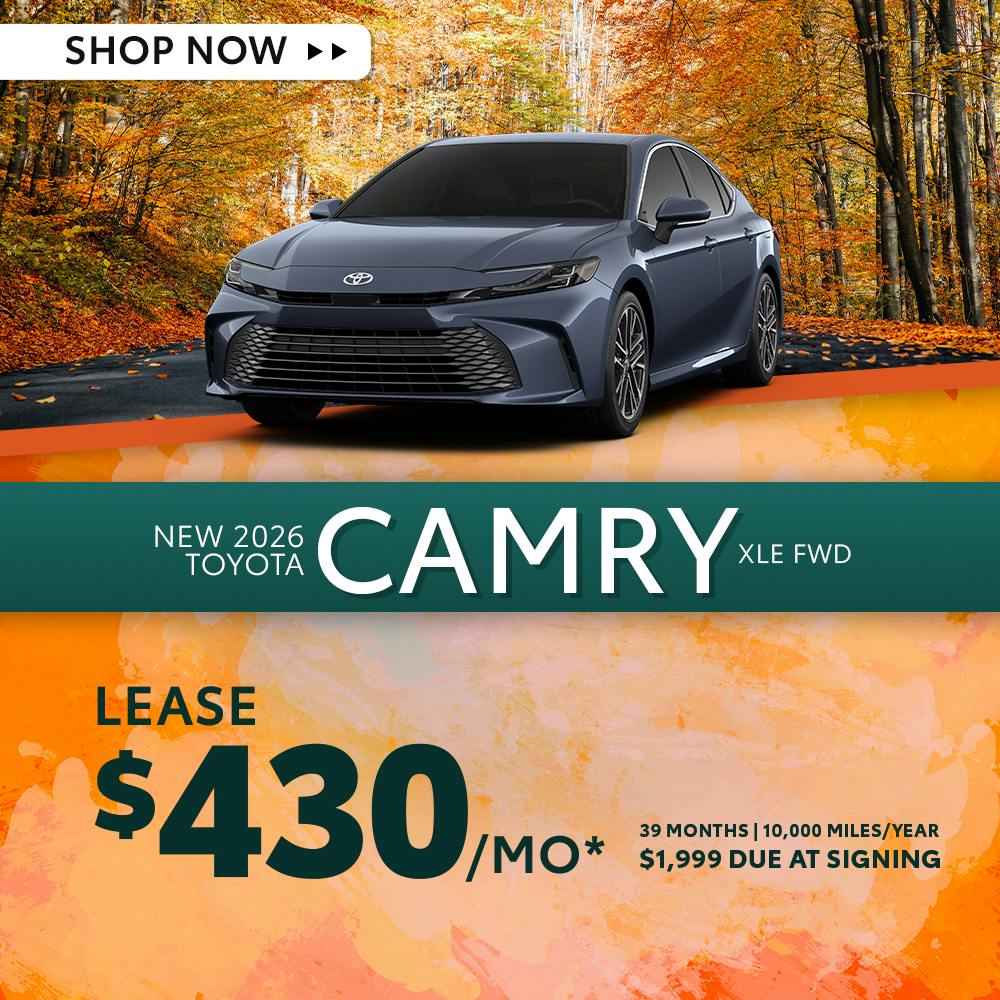 New 2026 Toyota Camry XLE FWD