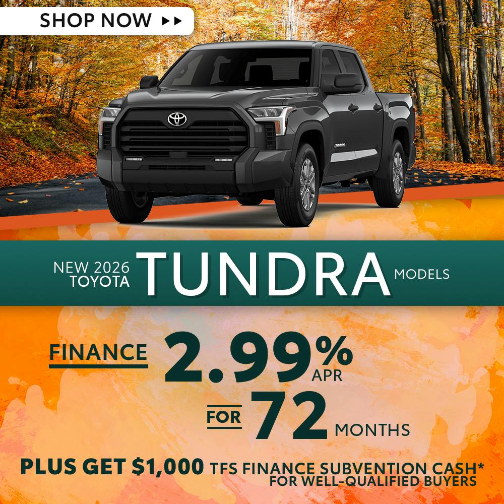 New 2026 Toyota Tundra Models