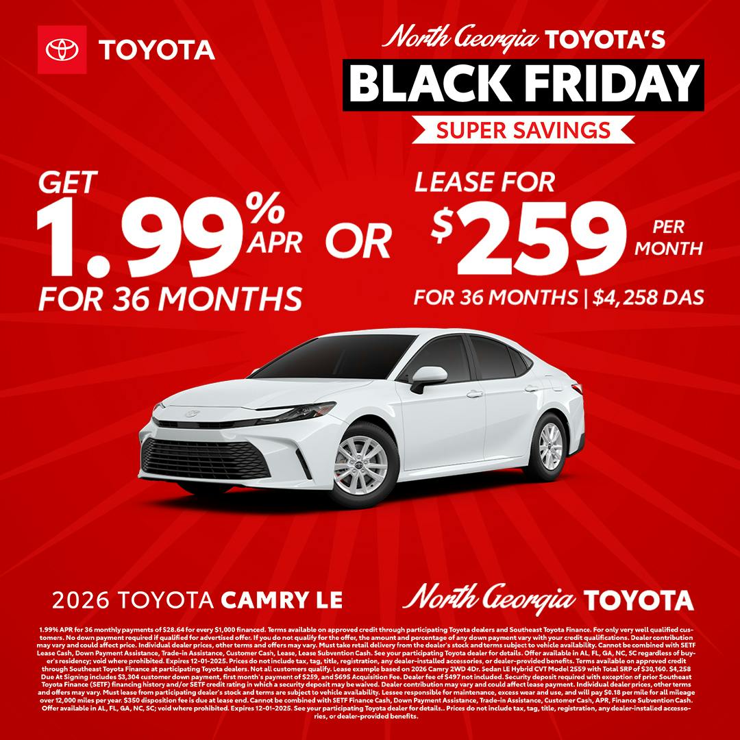 Toyota Camry Special Offer