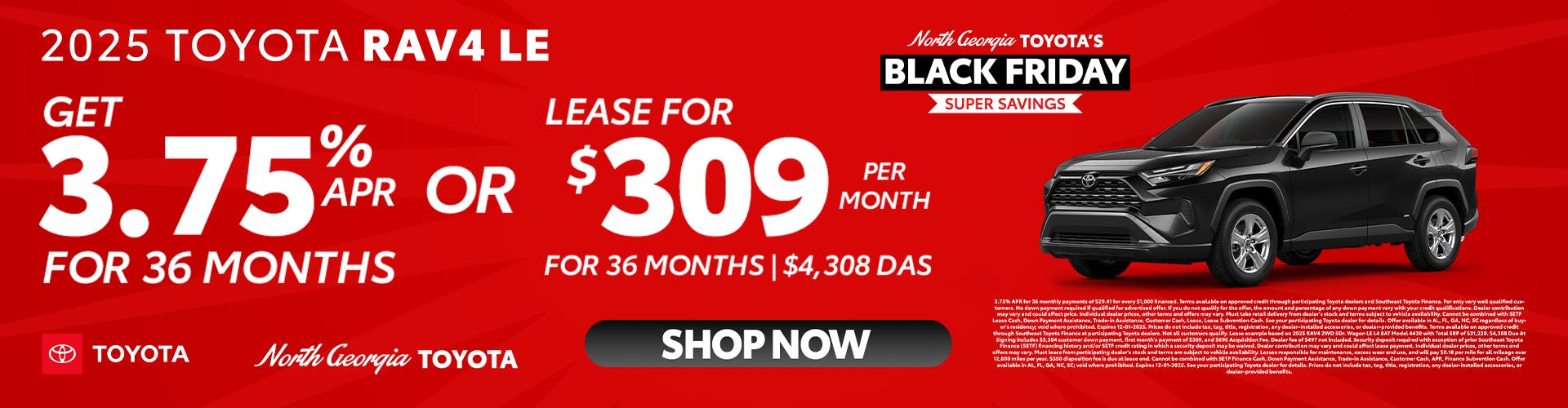 Toyota RAV4 Special Offer