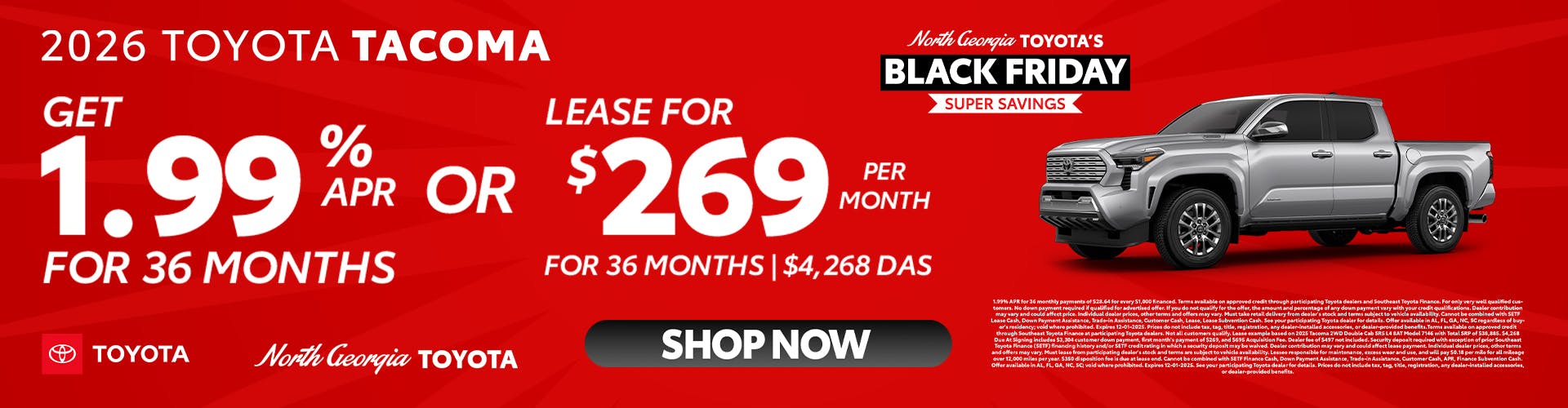 Toyota Tacoma Special Offer