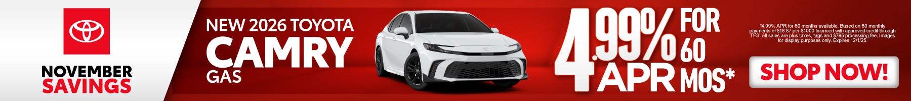 SAM – NOV – CAMRY