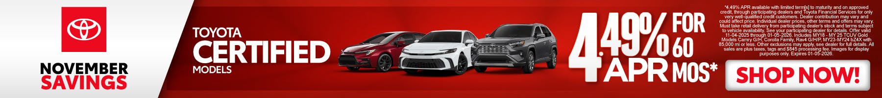 SAM – NOV – CERTIFIED