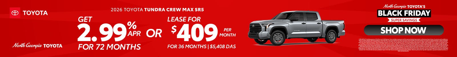 Toyota Tundra Special Offer