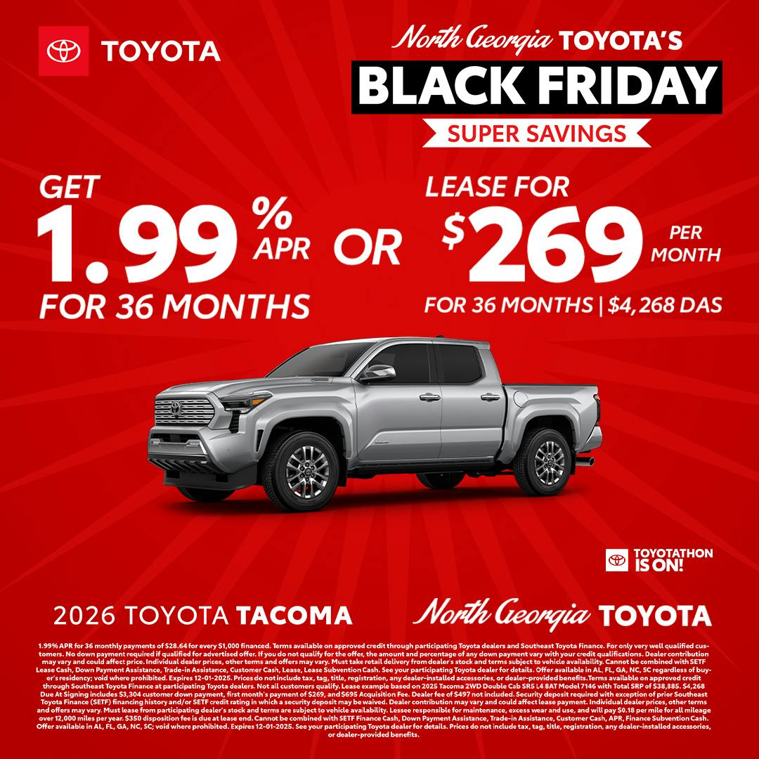 Toyota Tacoma Toyotathon Sales Event