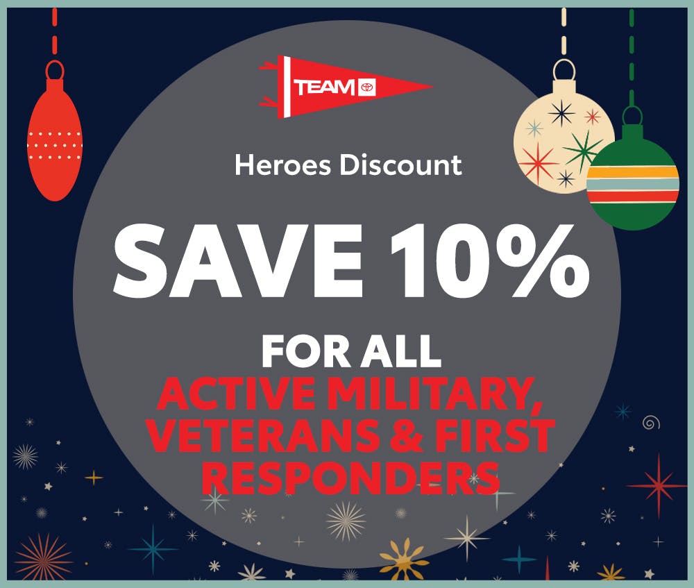 Heroes Discount | Team Toyota of Princeton