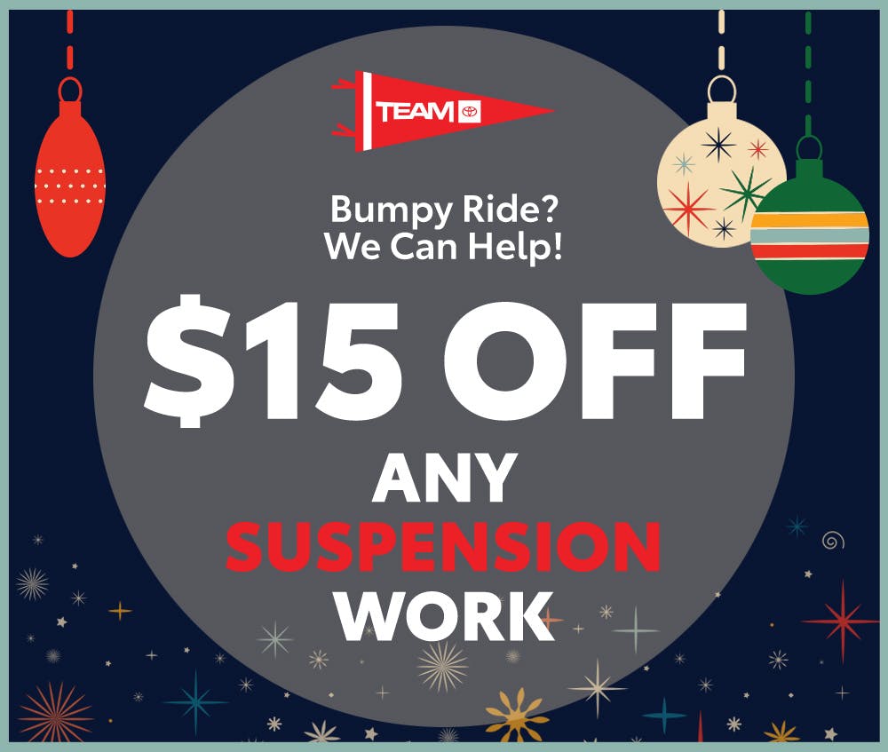 Suspension Special | Team Toyota of Princeton
