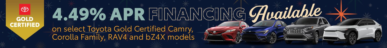 Gold Certified Vehicle APR | Team Toyota of Princeton