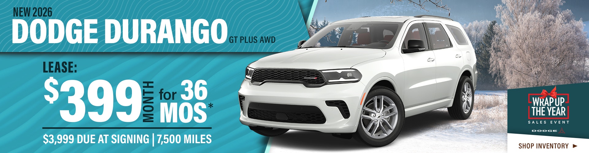 New 2026 Dodge Durango GT Plus AWD