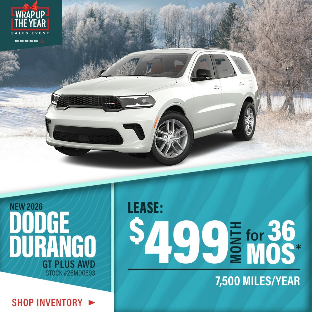 New 2026 Dodge Durango GT Plus AWD
