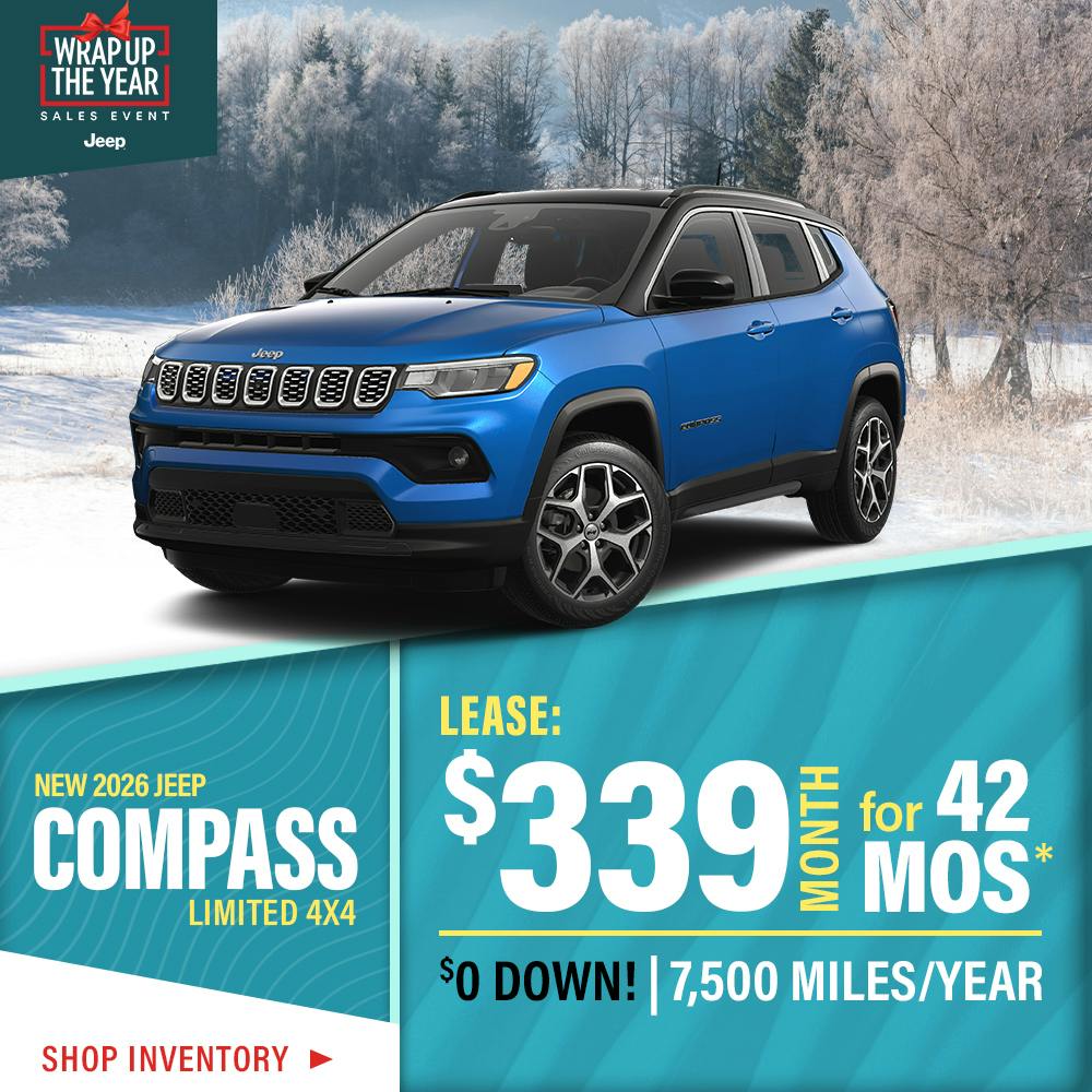 New 2026 Jeep Compass Limited 4X4