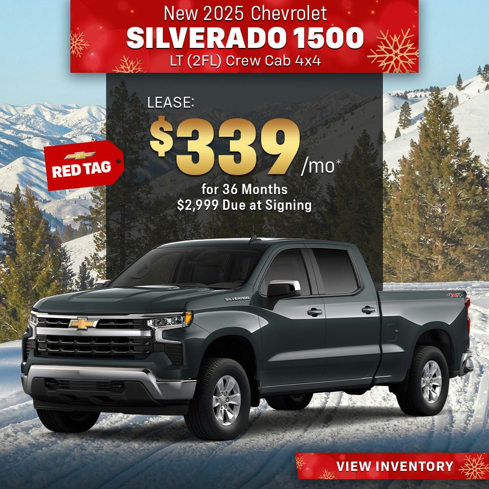 New 2025 Chevrolet Silverado 1500 LT (2FL) Crew Cab 4X4 | Diehl Chevrolet