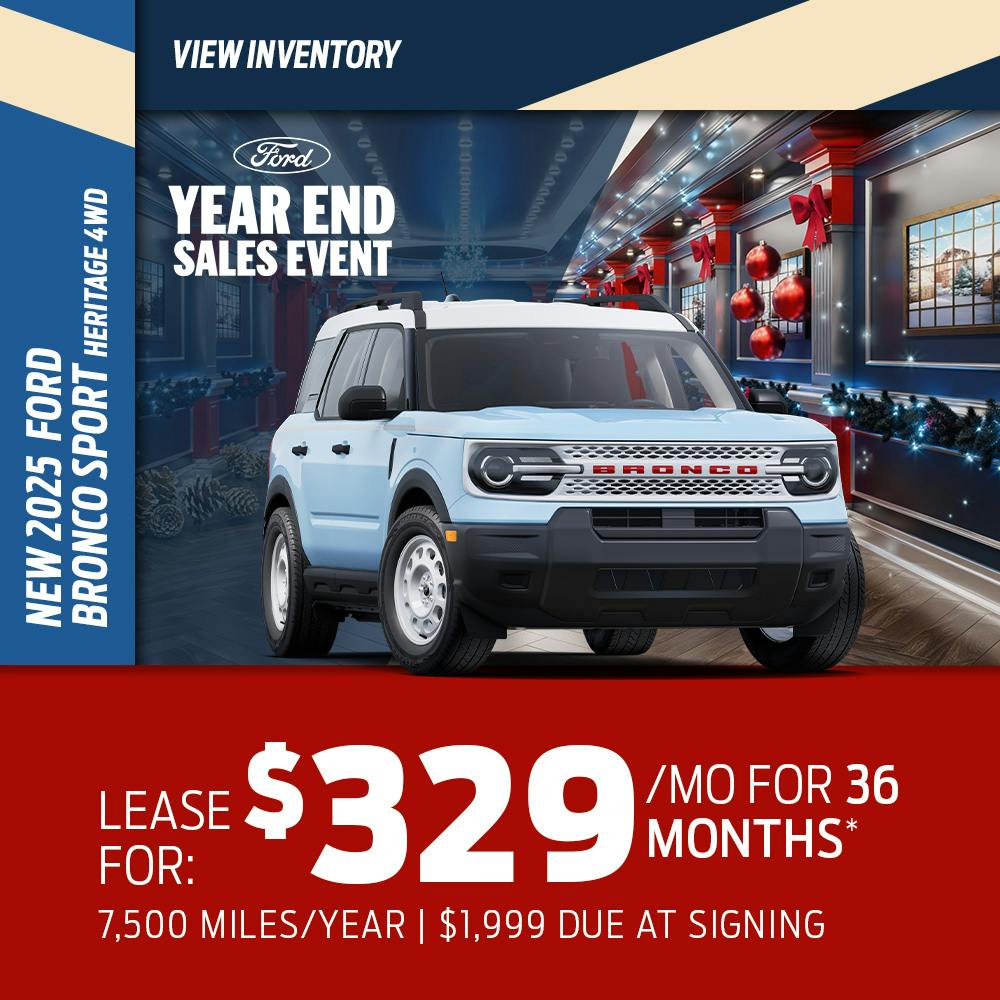 New 2025 Ford Bronco Sport Heritage 4WD | Diehl Ford of Sharon