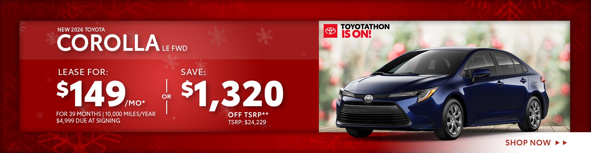 New 2026 Toyota Corolla LE FWD