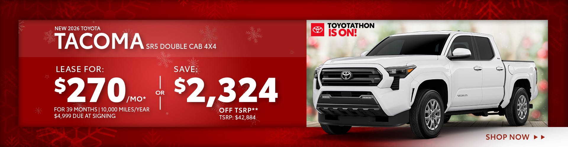 New 2026 Toyota Tacoma SR5 Double Cab 4X4