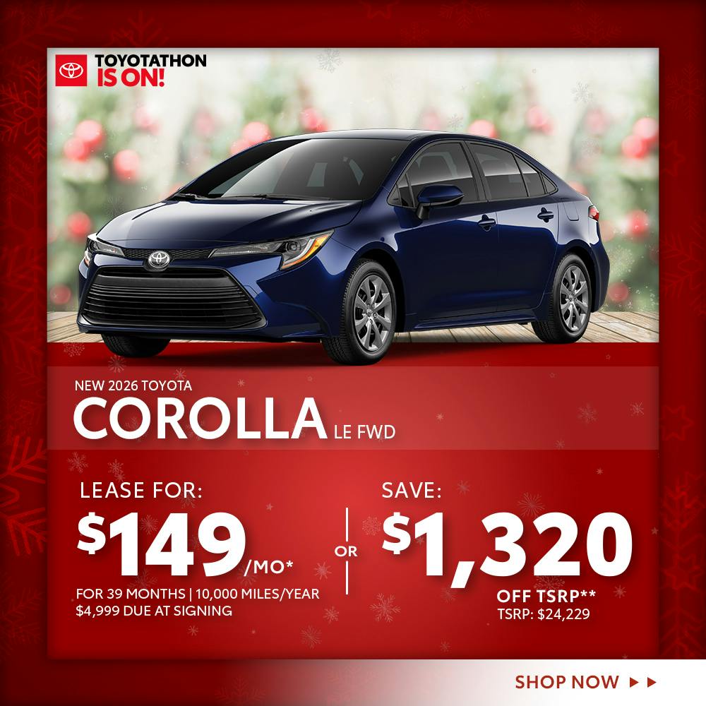 New 2026 Toyota Corolla LE FWD