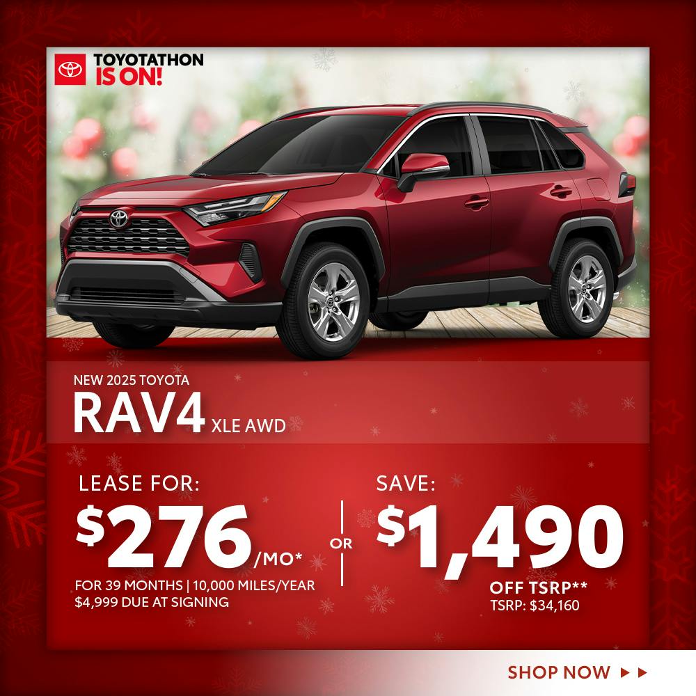New 2025 Toyota RAV4 XLE AWD