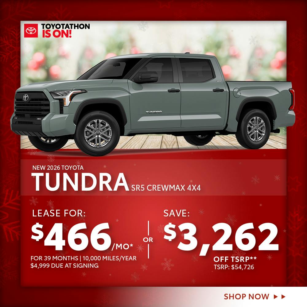 New 2026 Toyota Tundra SR5 CrewMax 4X4