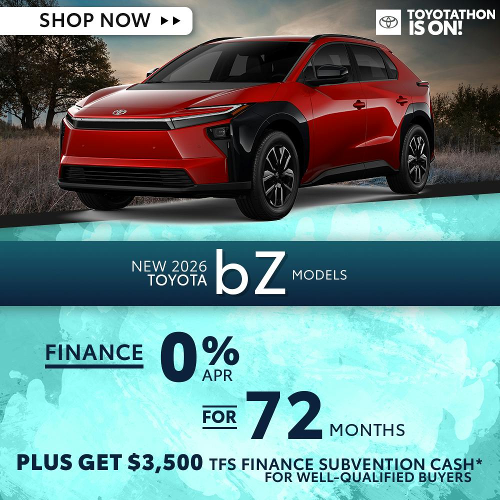 New 2026 Toyota bZ Models