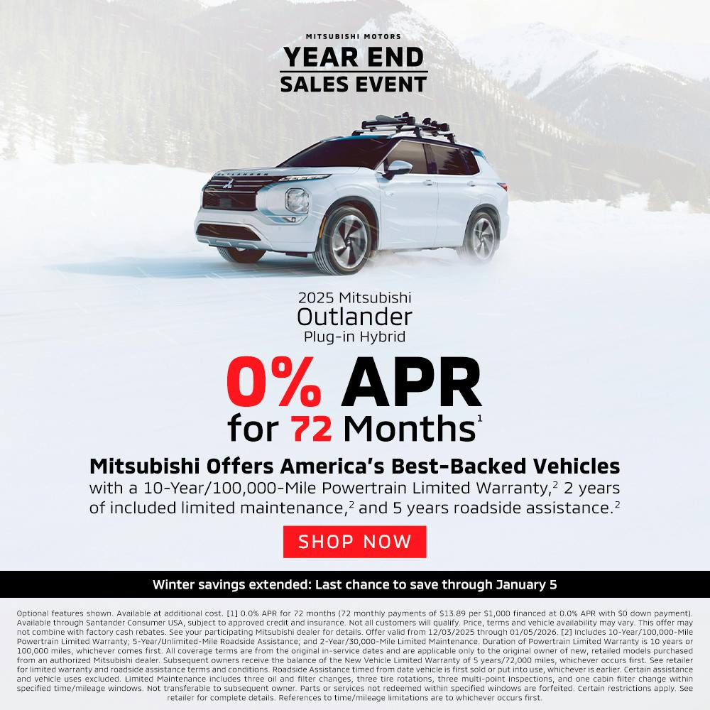 2025 Mitsubishi Outlander Plug-in Hybrid