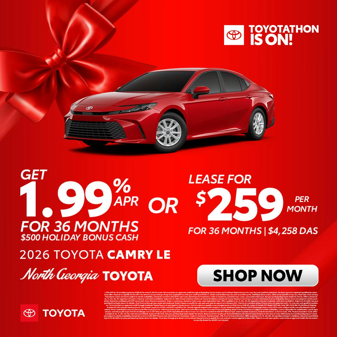 Toyota Camry Toyotathon Sales Event