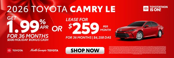 Toyota Camry Toyotathon Sales Event | North Georgia Toyota