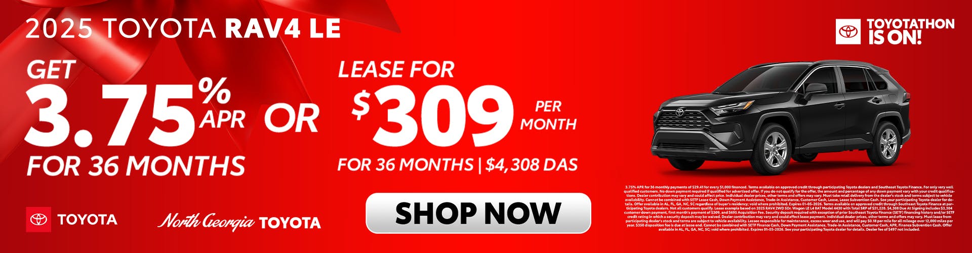 Toyota RAV4 Toyotathon Sales Event