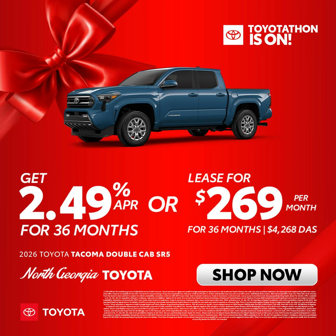 Toyota Tacoma Toyotathon Sales Event