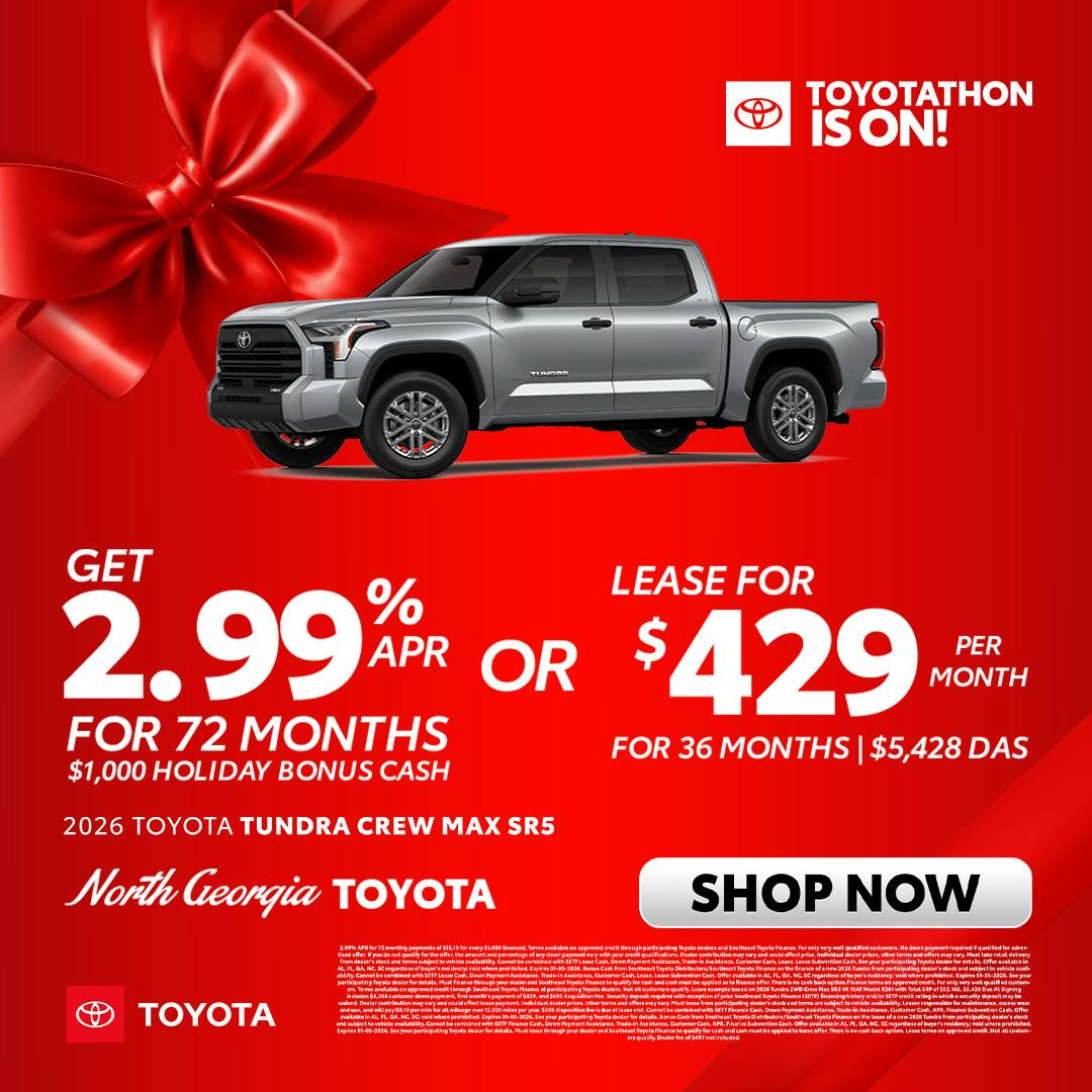 Toyota Tundra Toyotathon Sales Event