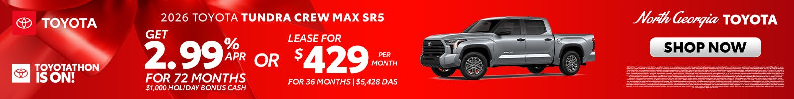 Toyota Tundra Toyotathon Sales Event