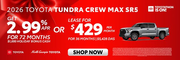 Toyota Tundra Toyotathon Sales Event | North Georgia Toyota