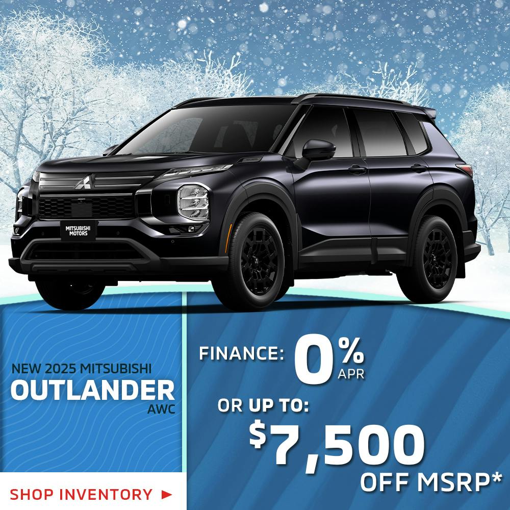 New 2025 Mitsubishi Outlander AWC | South Park Mitsubishi