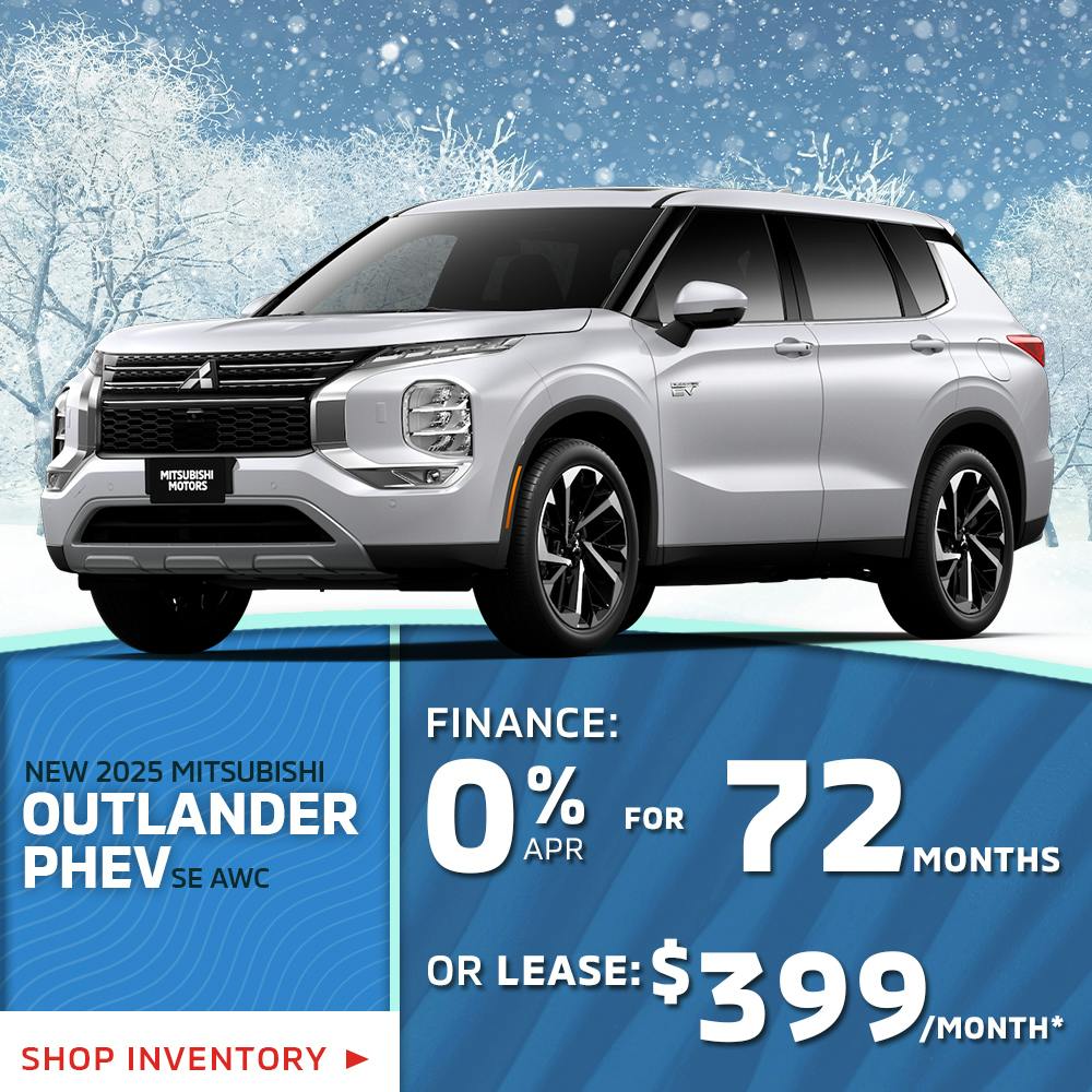 New 2025 Mitsubishi Outlander PHEV SE AWC | South Park Mitsubishi