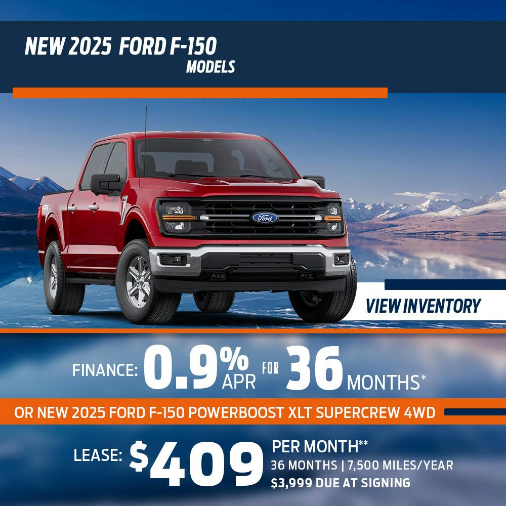 New 2025 Ford F-150 Models OR New 2025 Ford F-150 PowerBoost XLT SuperCrew 4WD