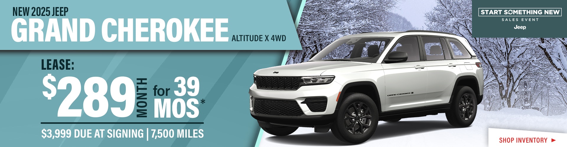 New 2025 Jeep Grand Cherokee Altitude X 4WD