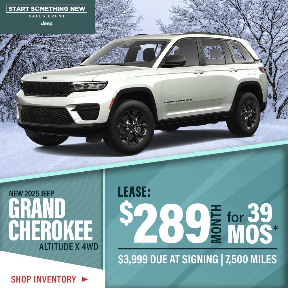 New 2025 Jeep Grand Cherokee Altitude X 4WD