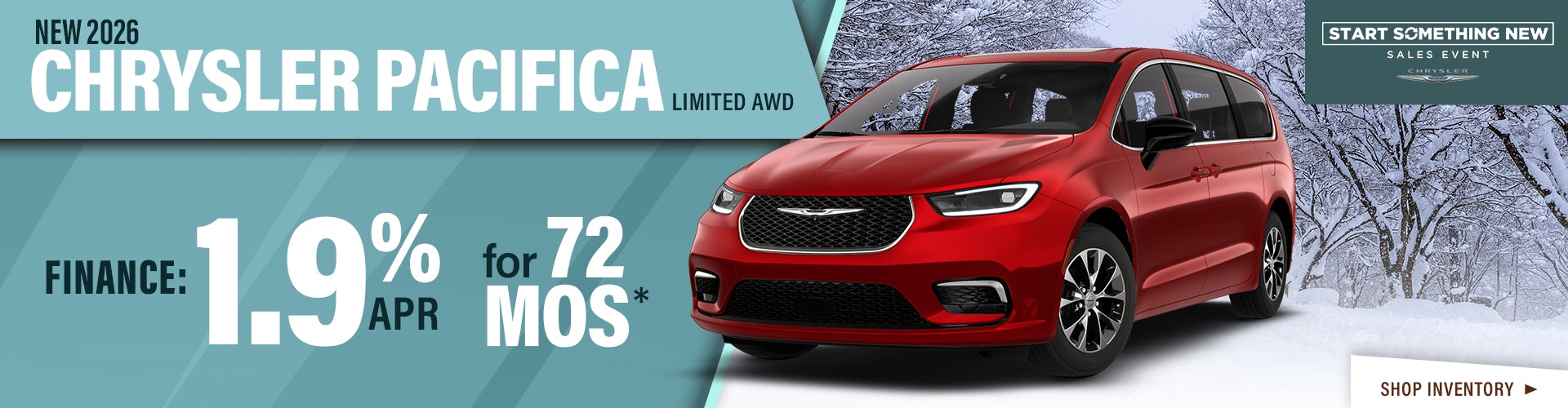 New 2026 Chrysler Pacifica Limited AWD