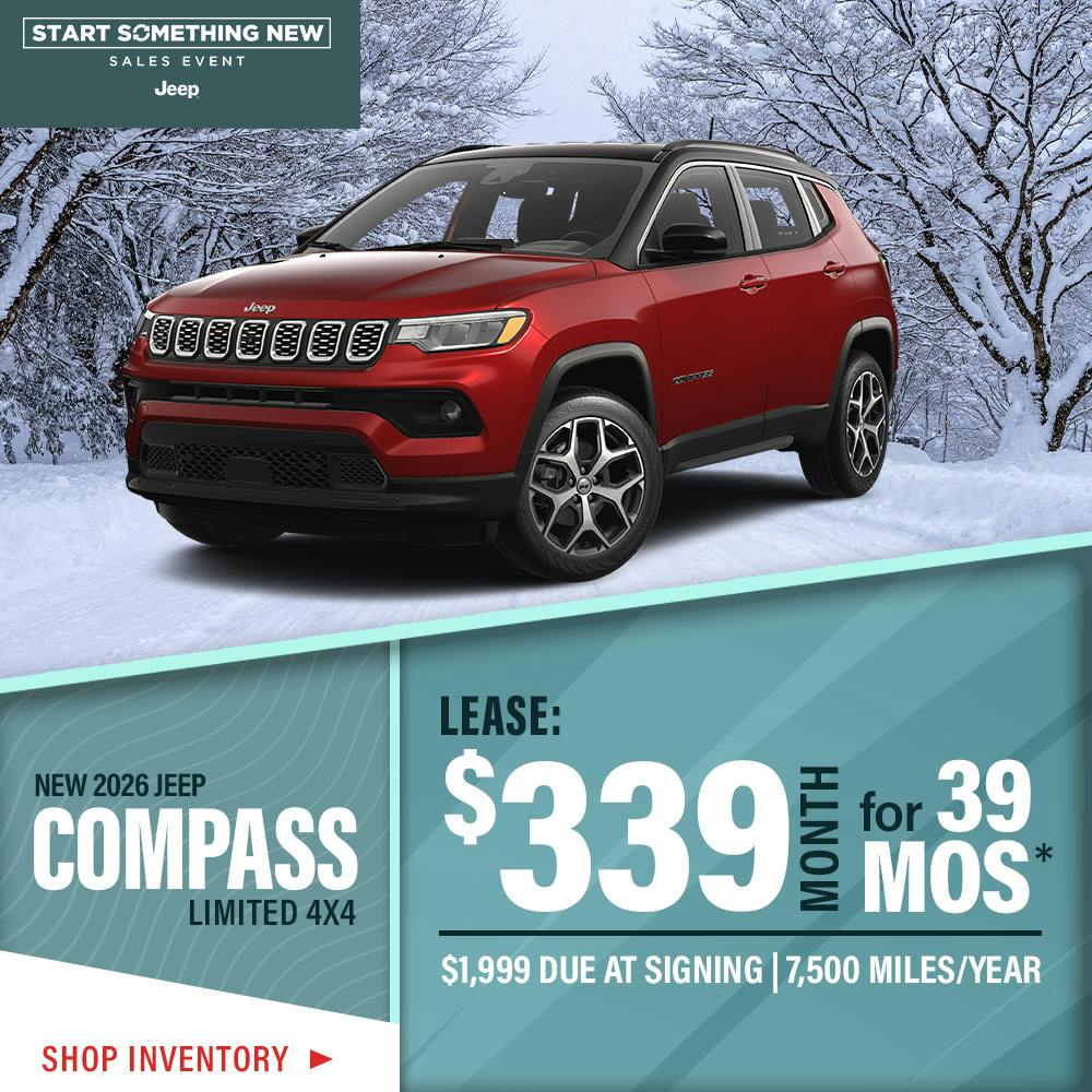 New 2026 Jeep Compass Limited 4X4