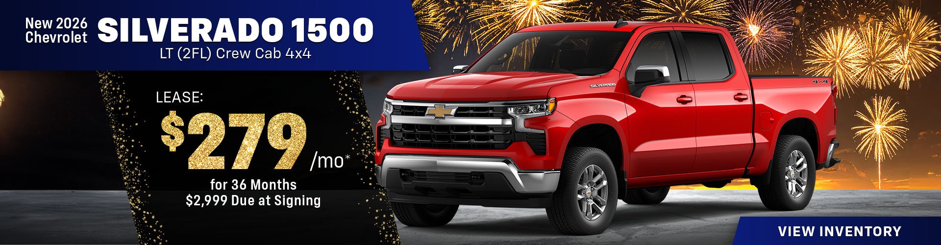 New 2026 Chevrolet Silverado 1500 LT (2FL) Crew Cab 4X4