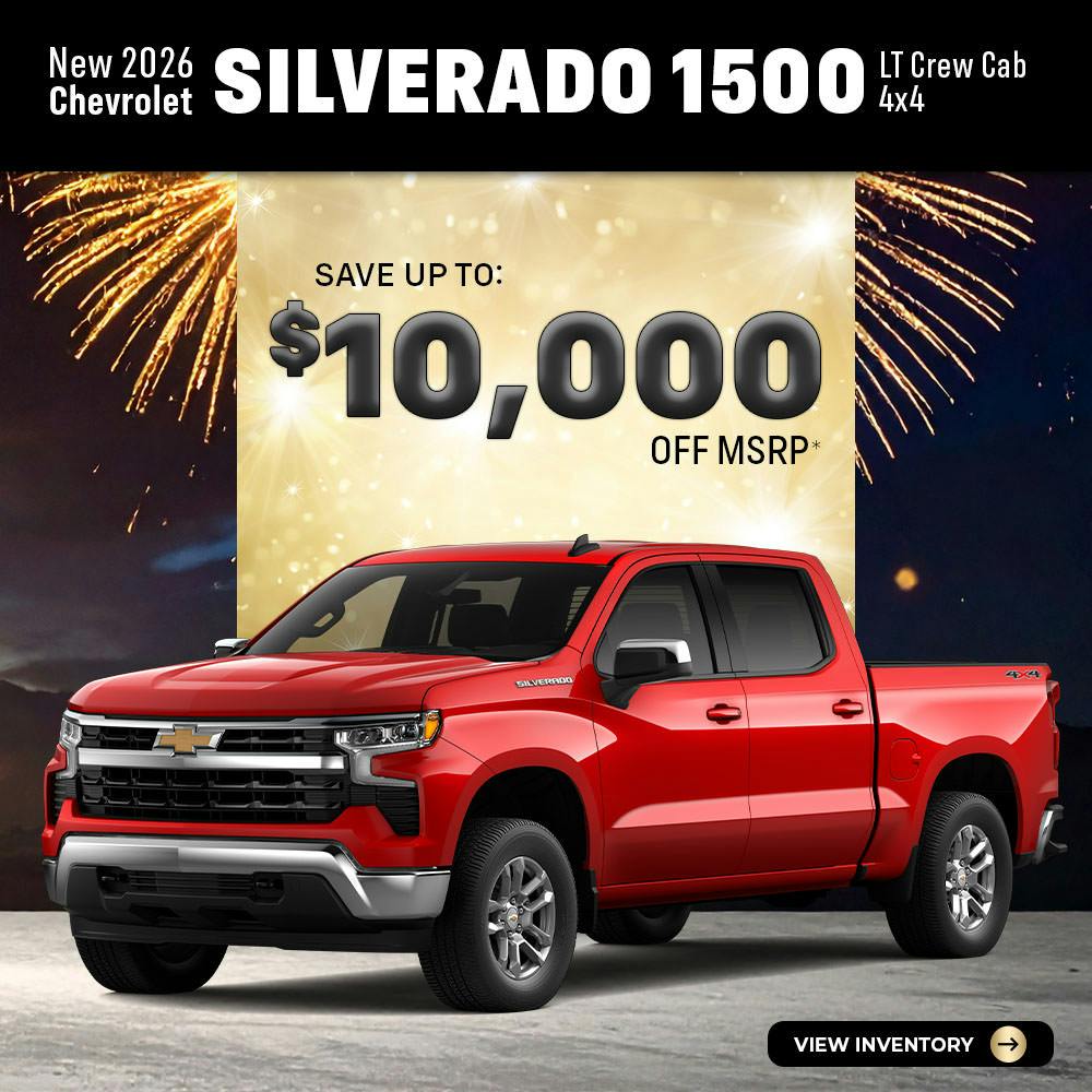 New 2026 Chevrolet Silverado LT Crew Cab 4X4