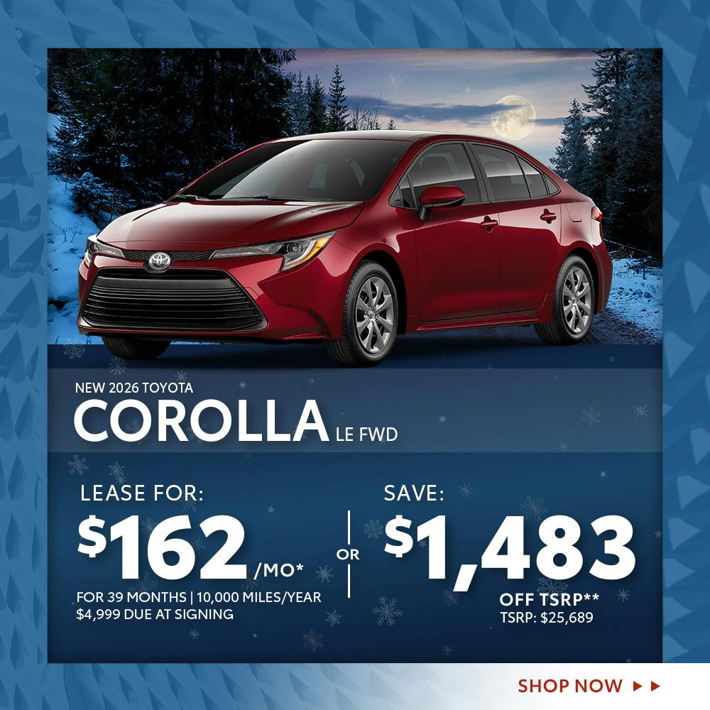 New 2026 Toyota Corolla LE FWD
